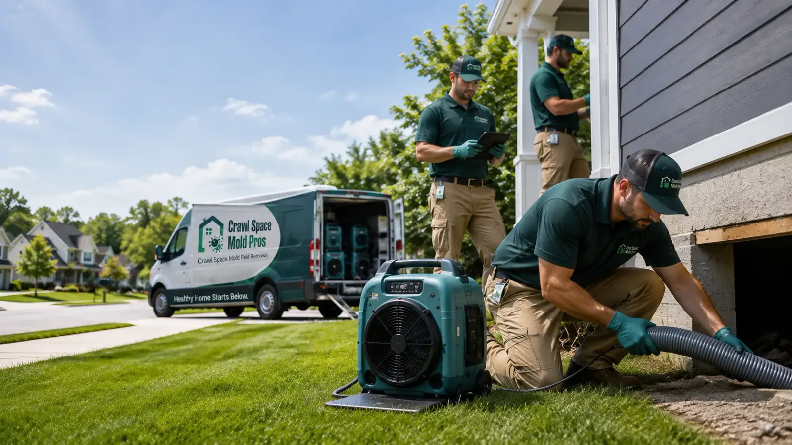 Crawl Space Mold Removal in Vergas, MN